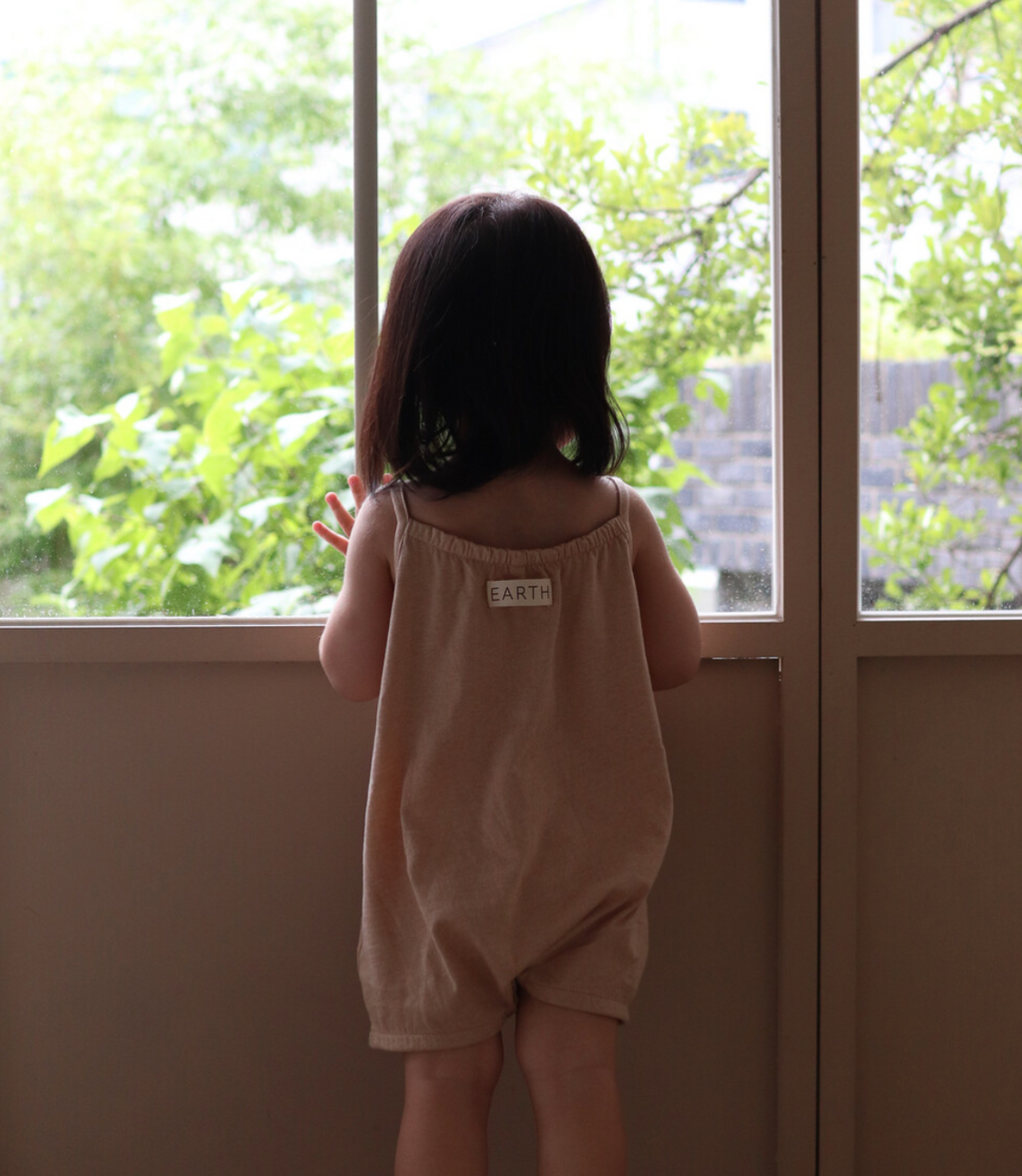 Volume suit_Ecru beige