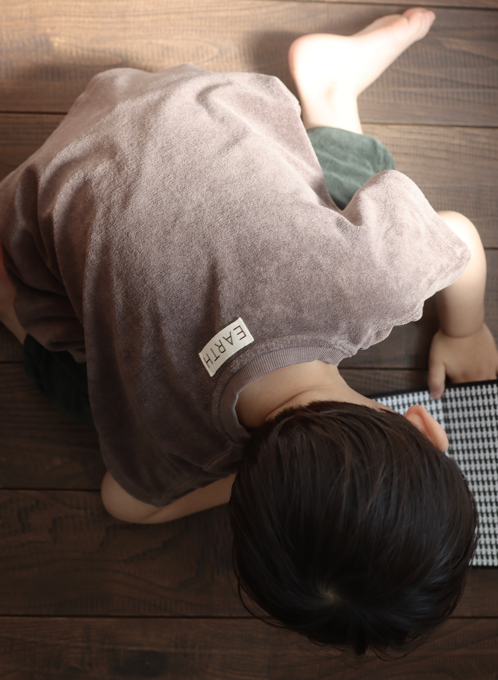 Cropped sweat_Brown