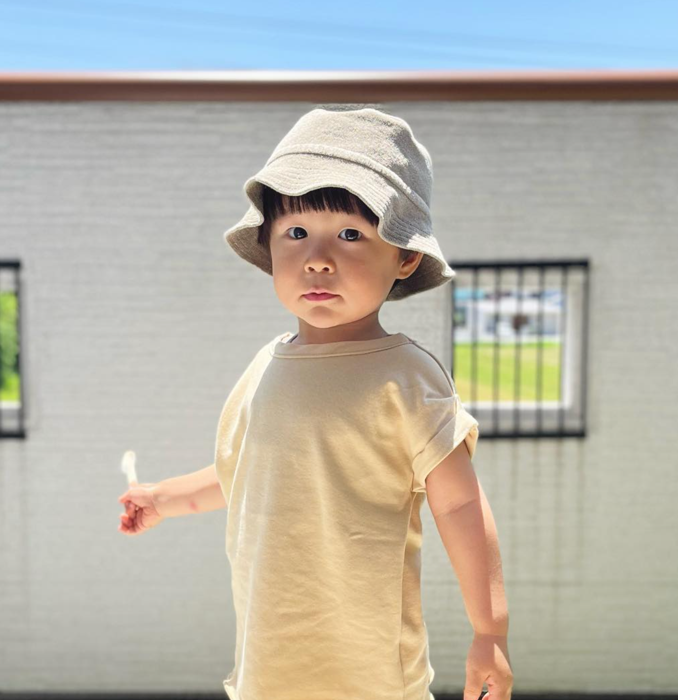 Sun hat_Ecru cream