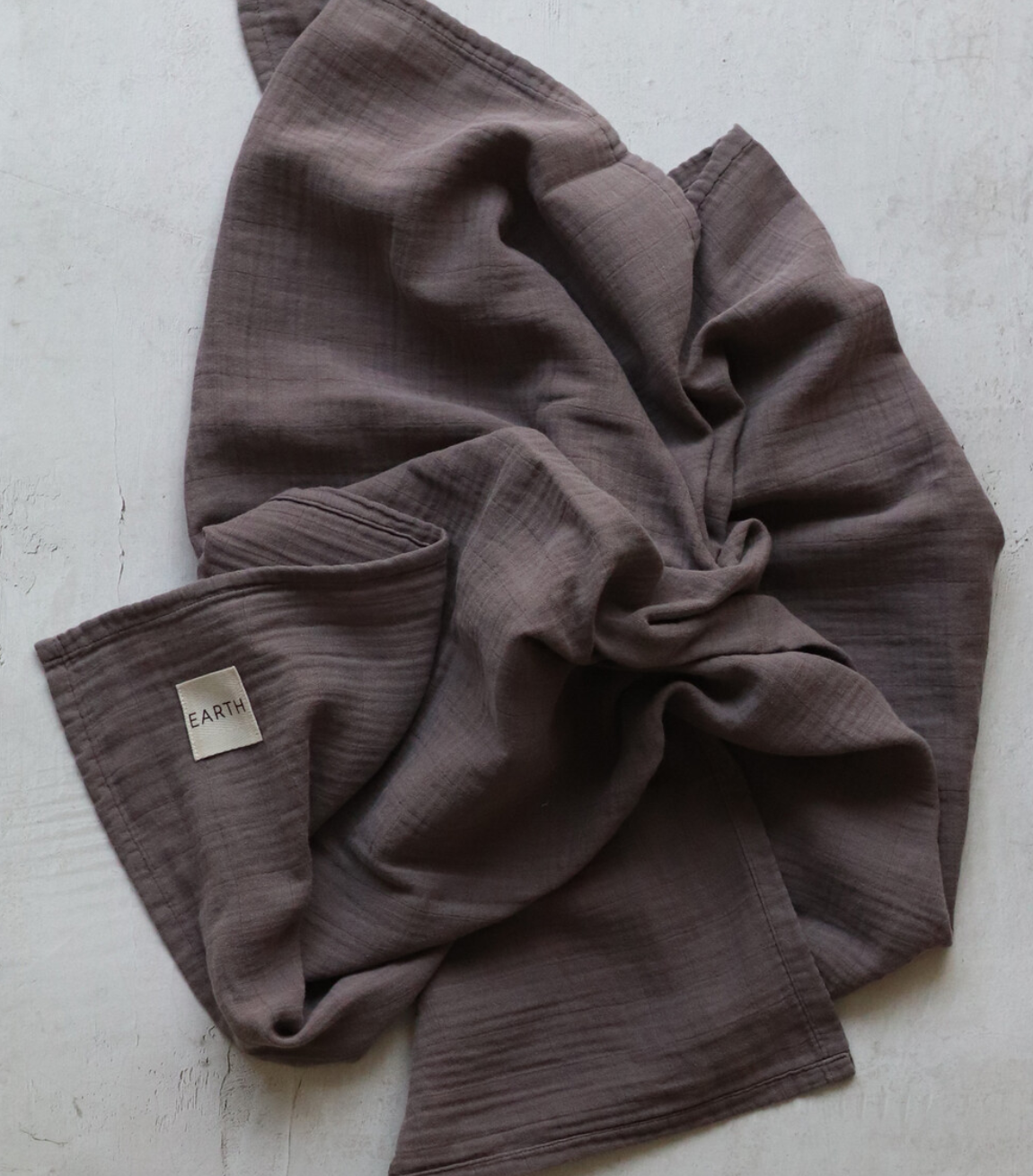 Hand Dye Swaddle_Brown