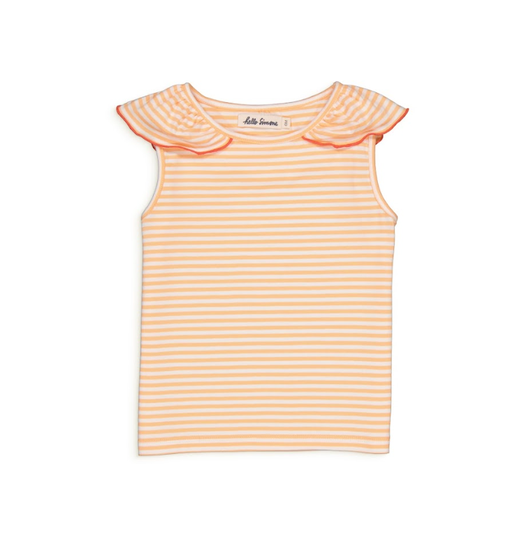 [ LAST. 1 ]LESLIE Top Stripes_Peach