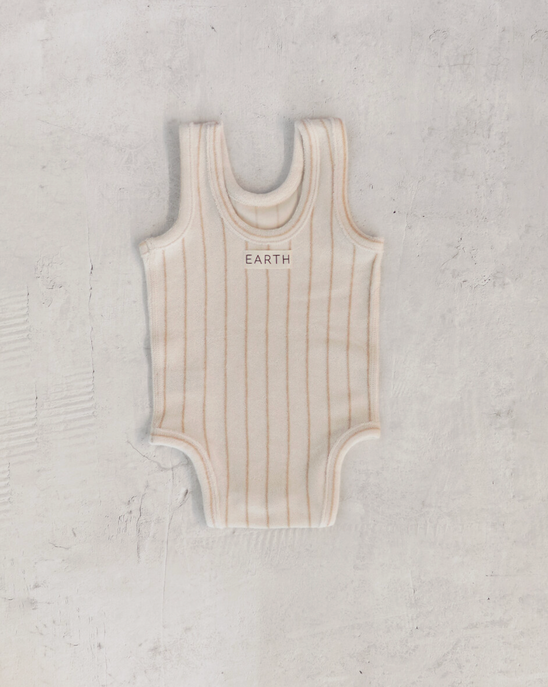 Towel Suit_Beige stripe