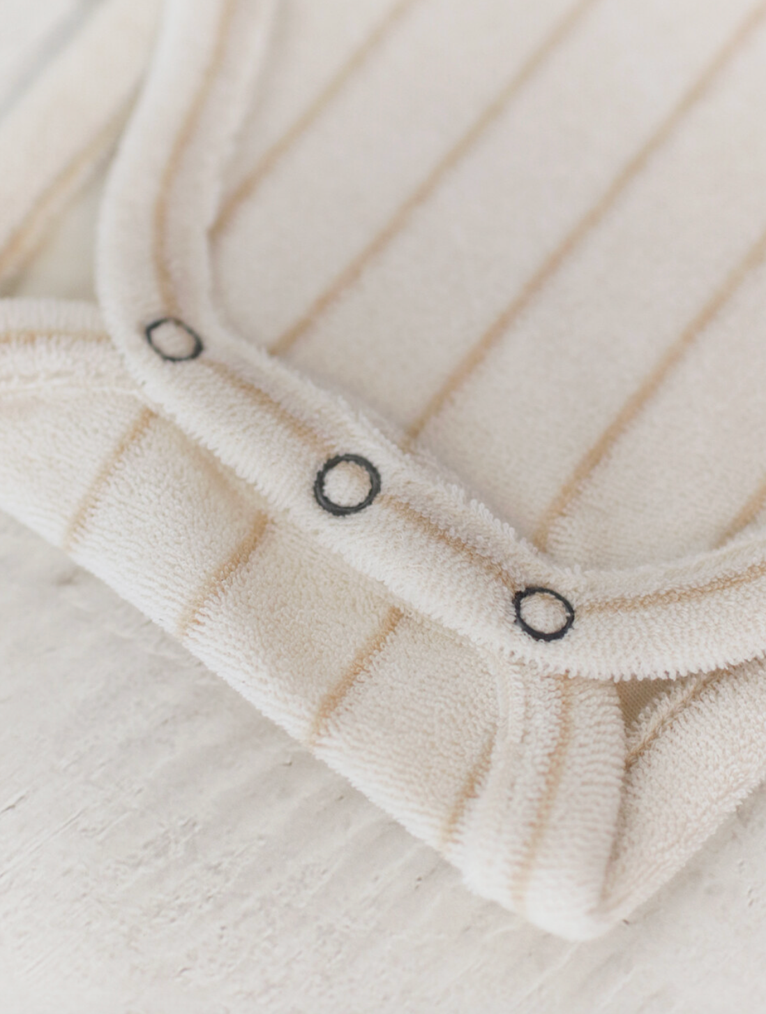 Towel Suit_Beige stripe