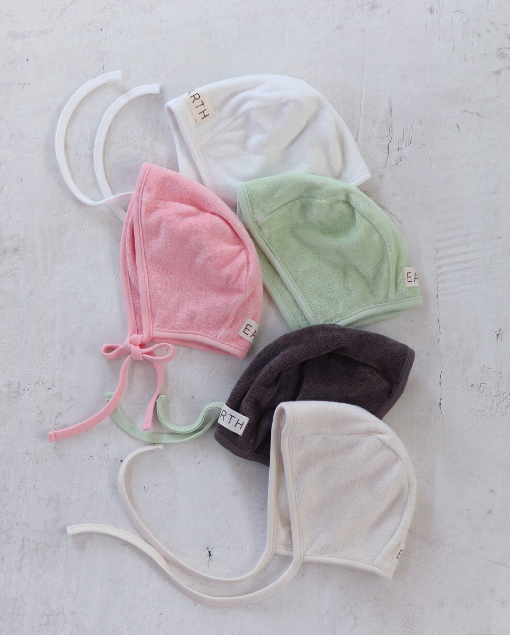 EARTH｜Organic baby bonnet_Ecru cream