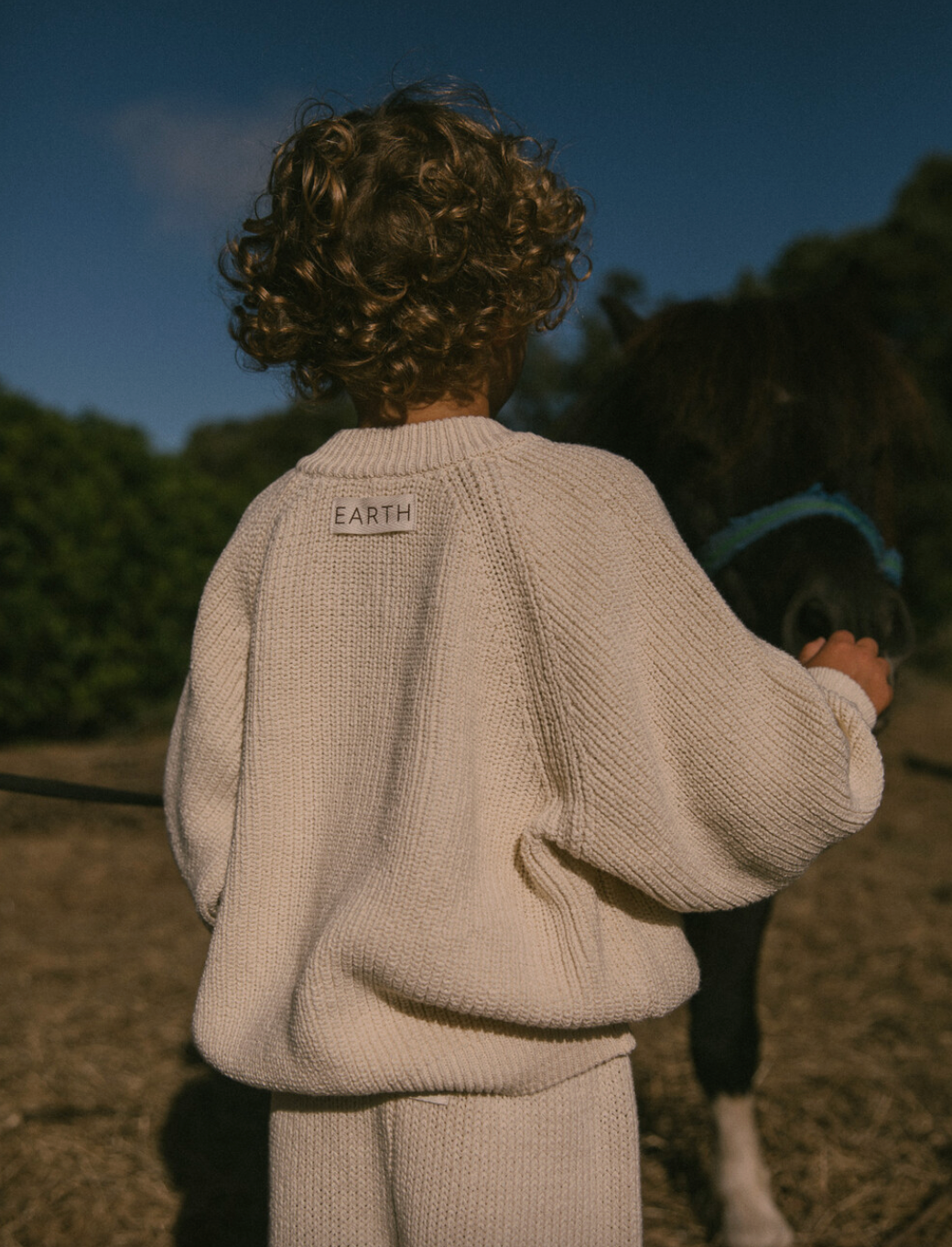 Knit cardigan_Brown