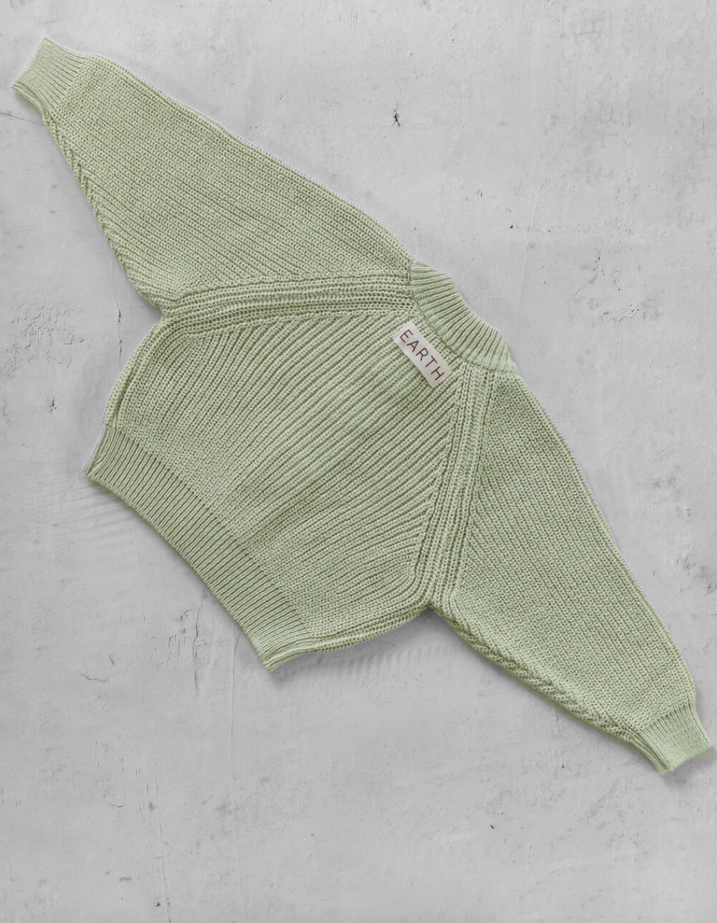 Knit cardigan_Light olive