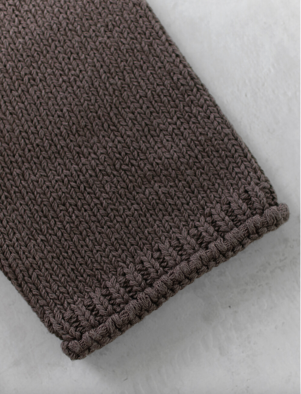 Knit bottom_Brown