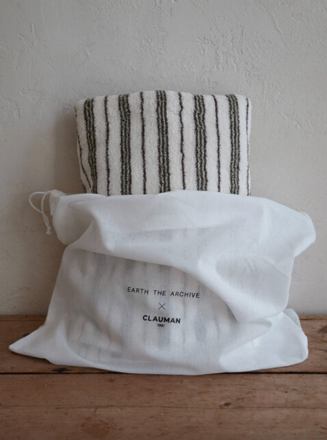 [EARTH x CLAUMAN1981] Organic bath towel -2colors