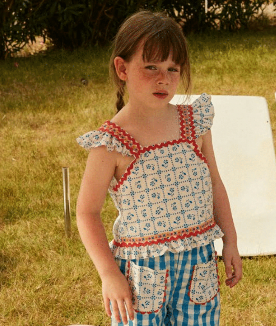 Iria blouse Fayence