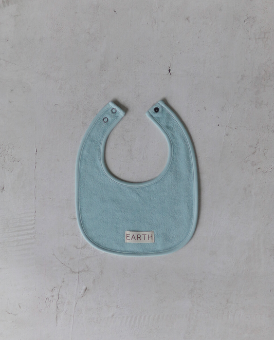 Organic bib_Light blue