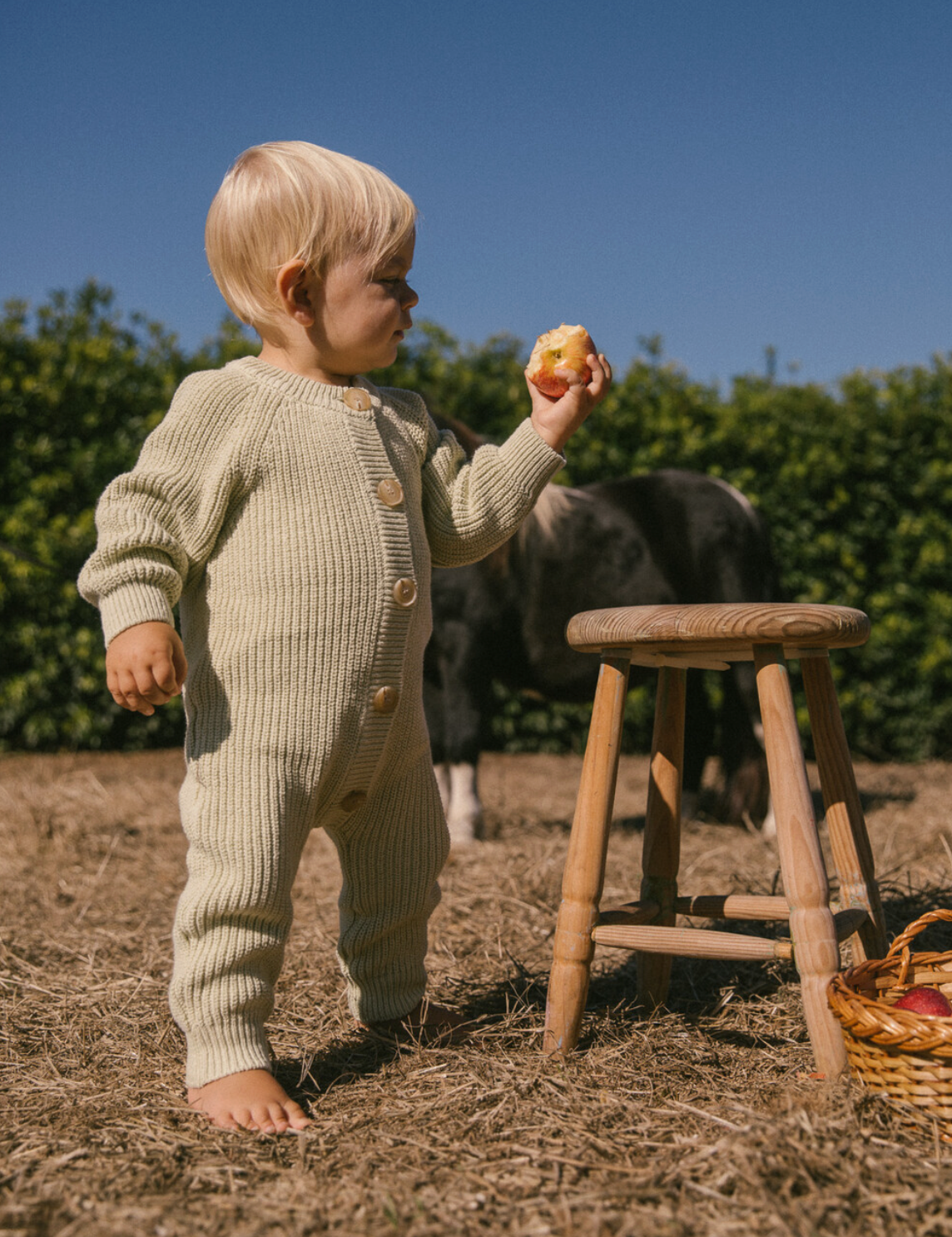 Knit jumpsuit_Light olive