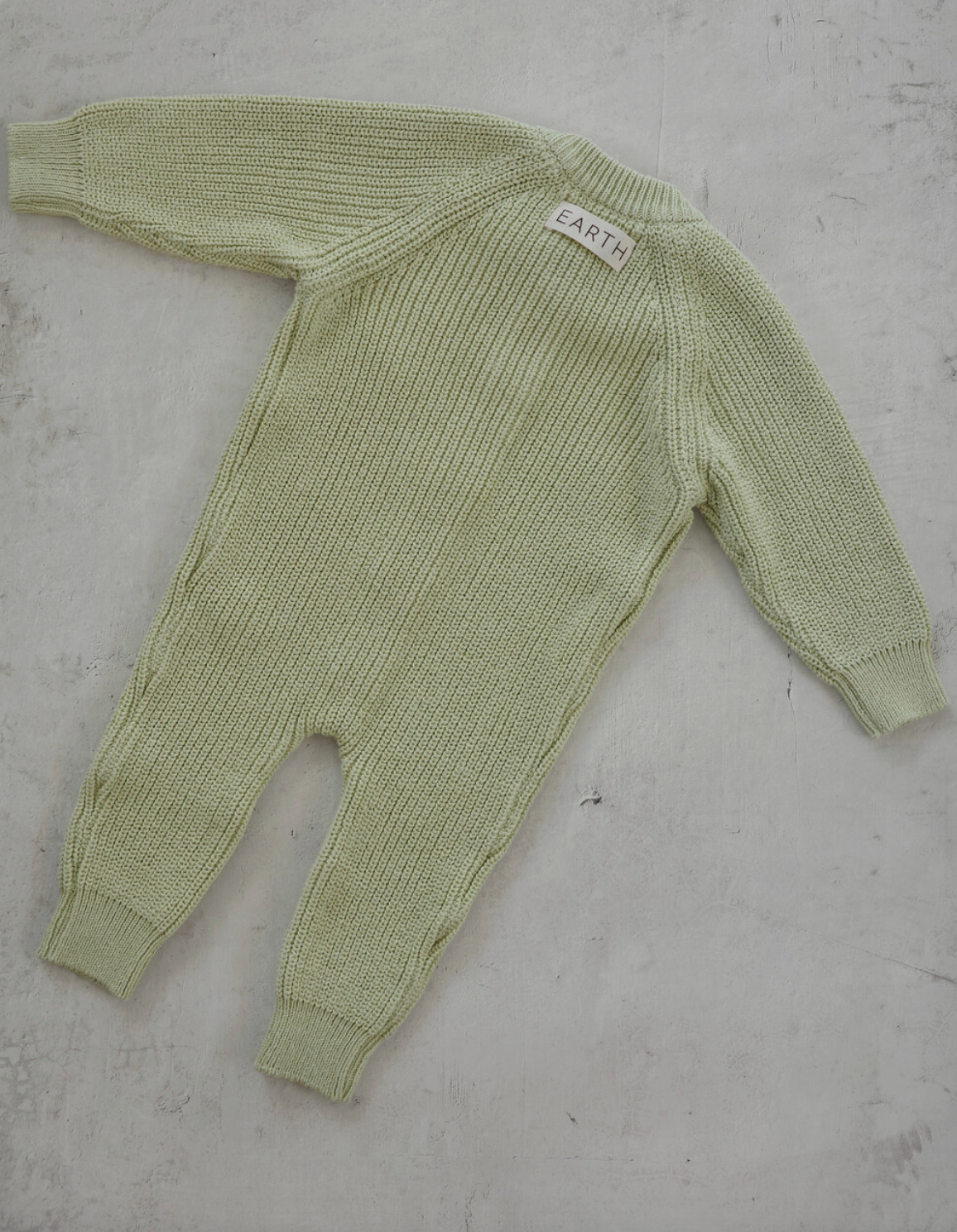 Knit jumpsuit_Light olive