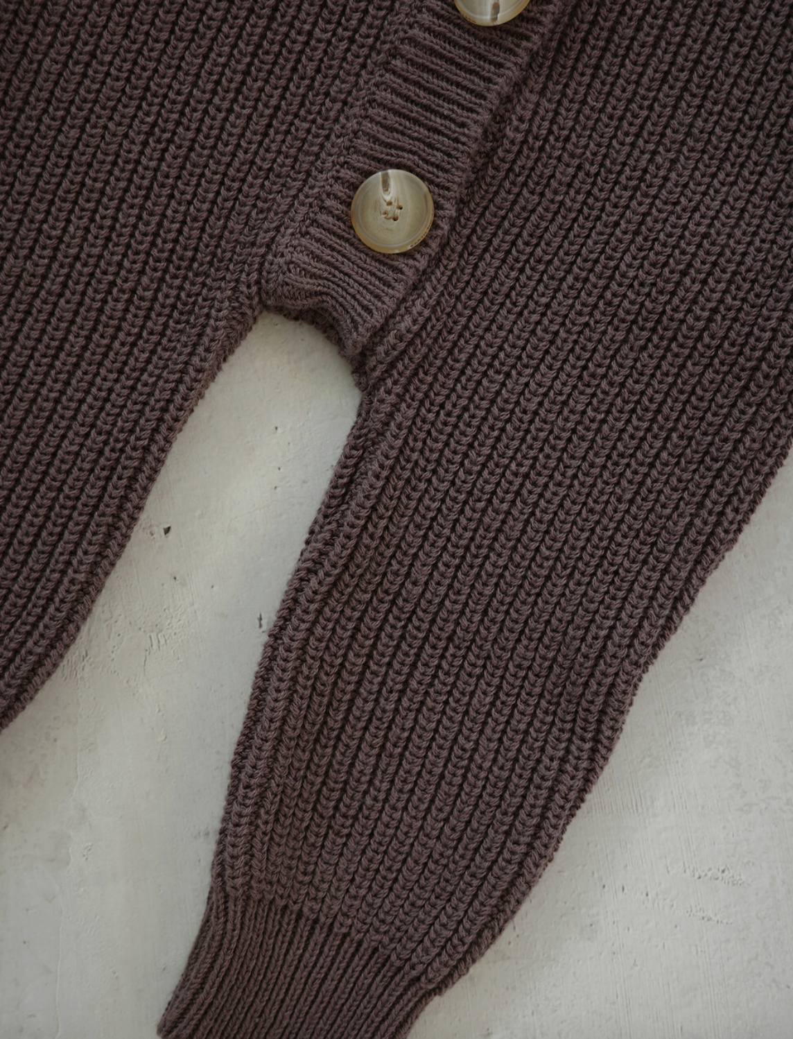 Knit jumpsuit_Brown