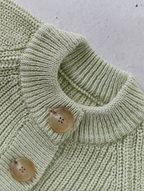 Knit cardigan_Light olive