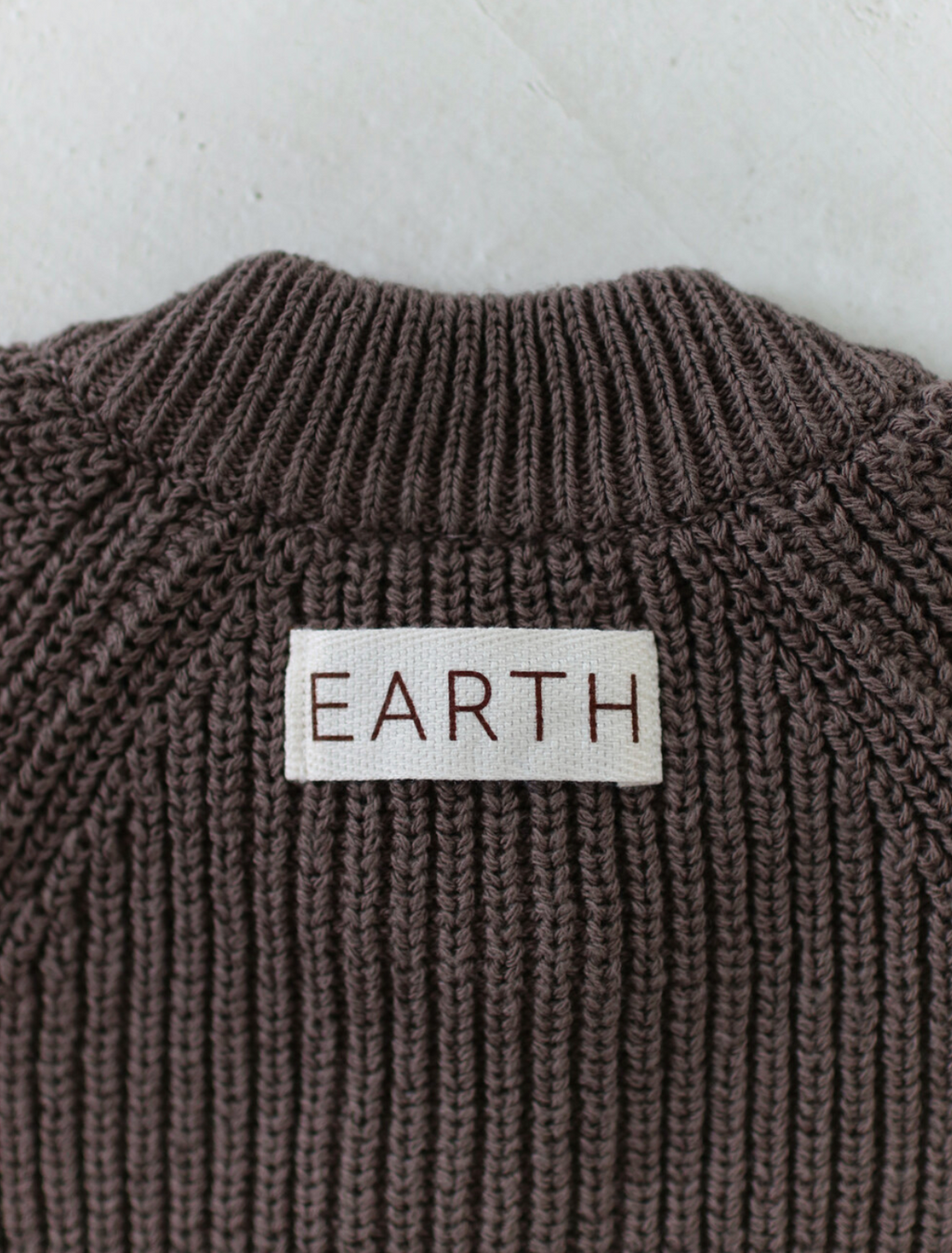Knit cardigan_Brown