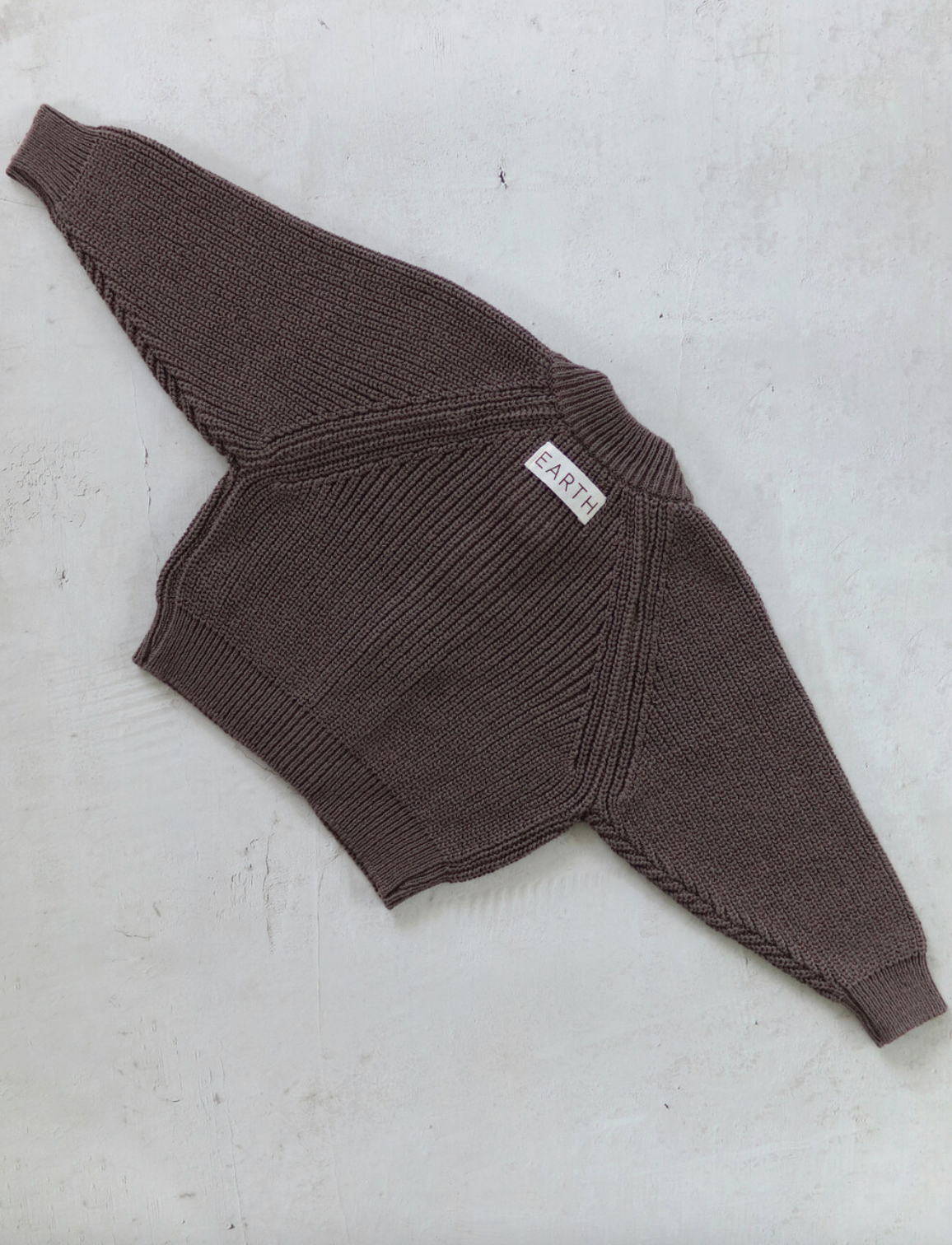 Knit cardigan_Brown