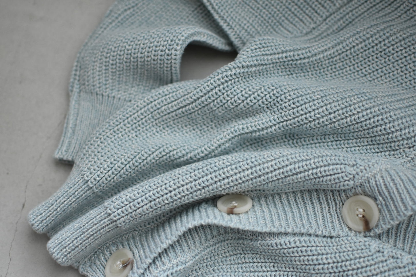 Knit cardigan/Kids_Baby Blue