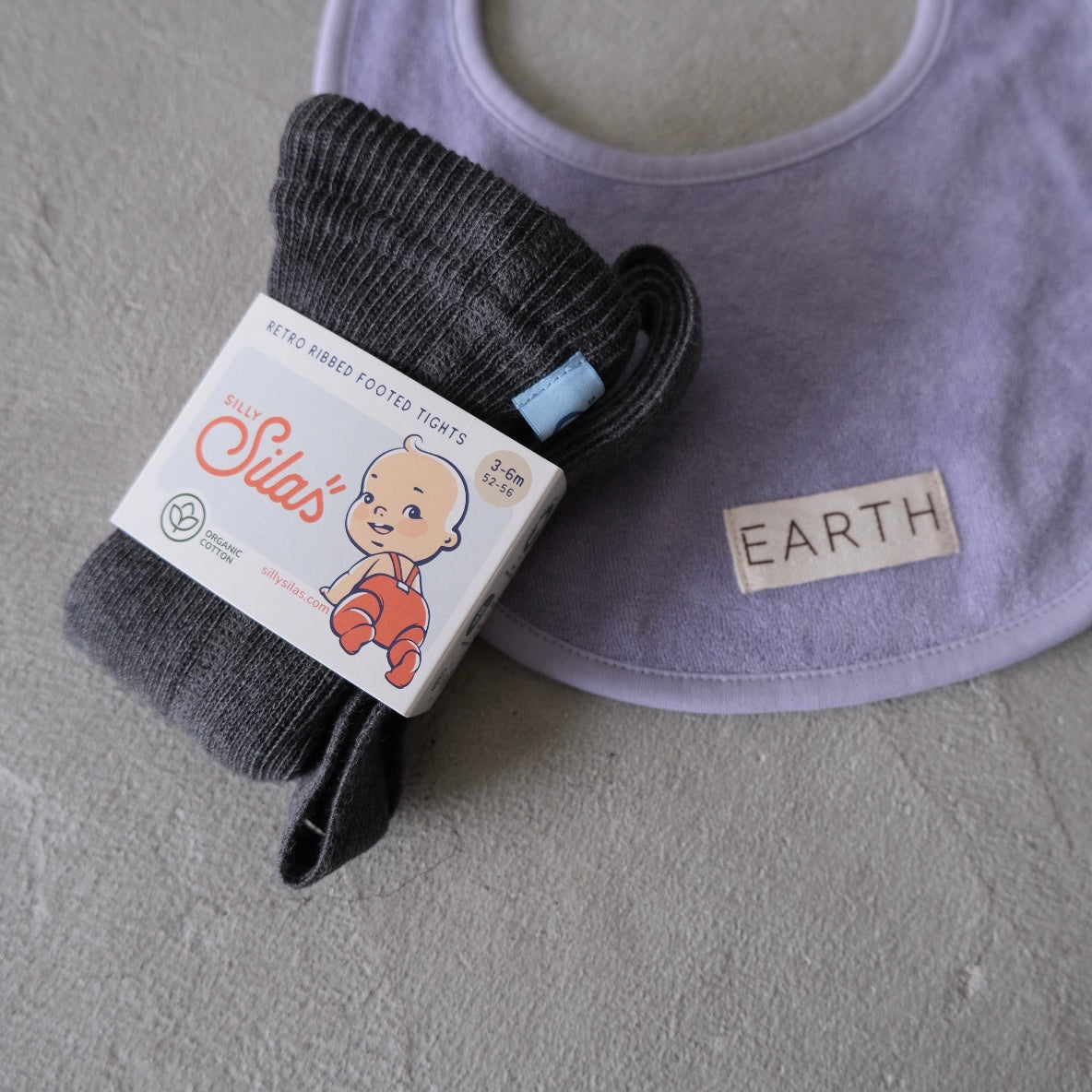 EARTH｜Organic bib_Purple