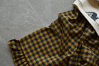 Blueberry Gingham Frill Culottes