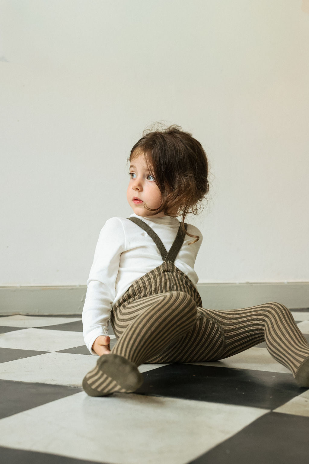 Seaweed Brown × Peanut Striped