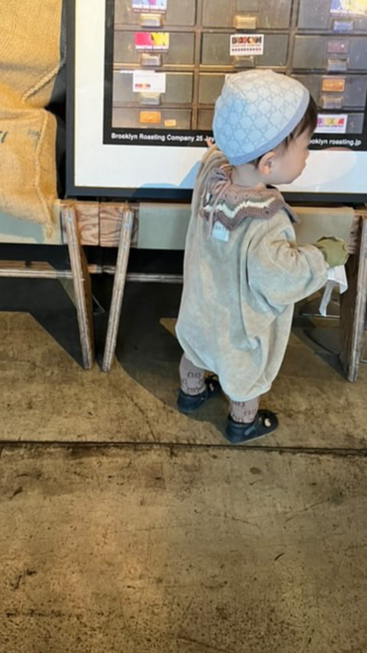 Baby sweatsuit_Khaki