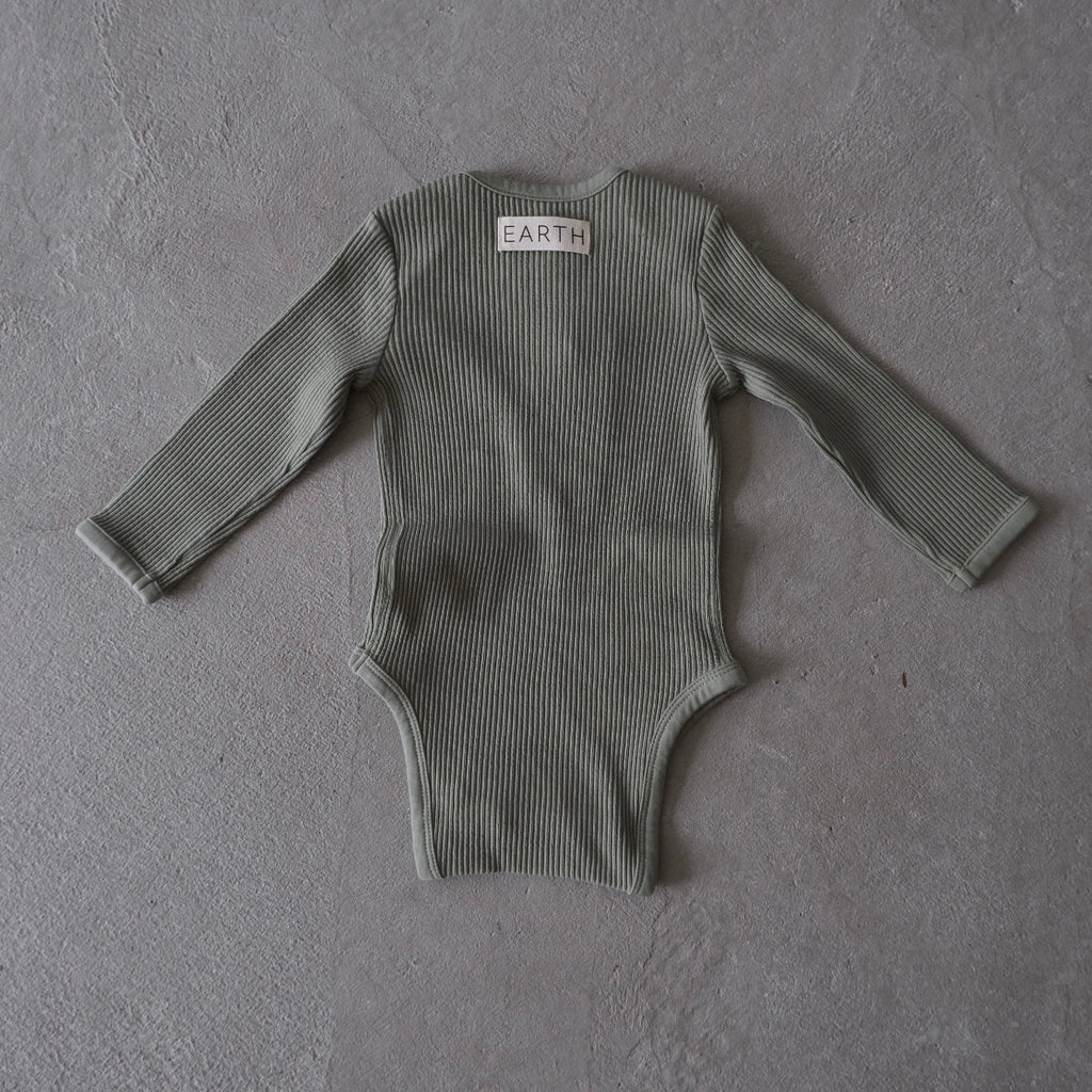 Long sleeve baby suit_Khaki