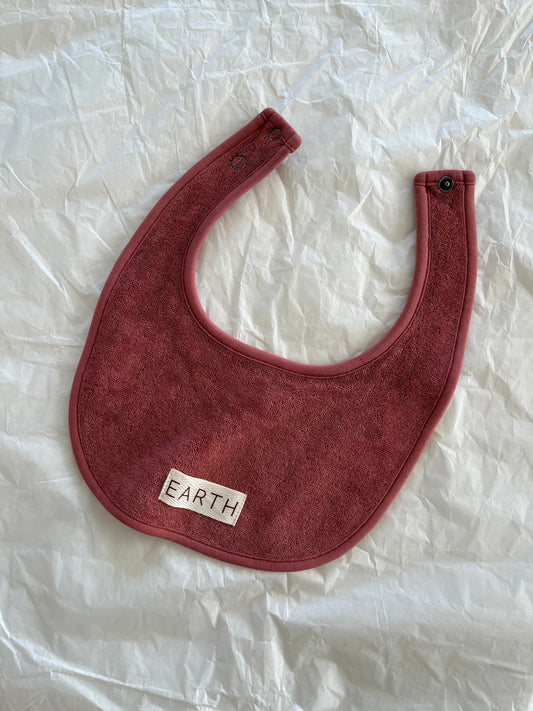 Organic bib_Dusty pink