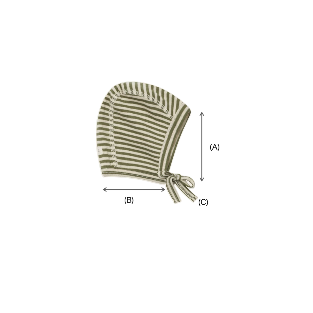 Fern Stripes Bonnet