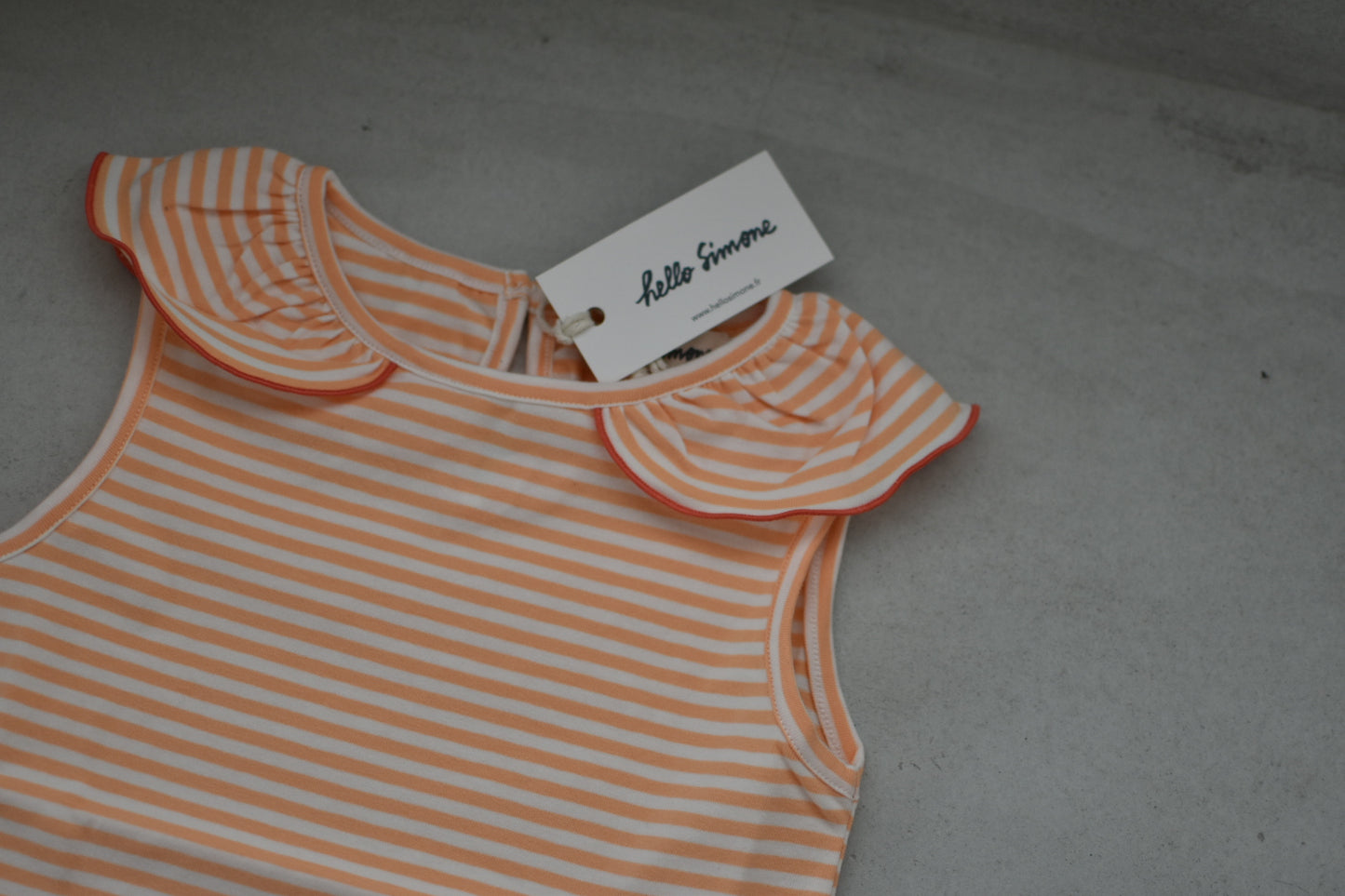 LESLIE Top Stripes_Peach