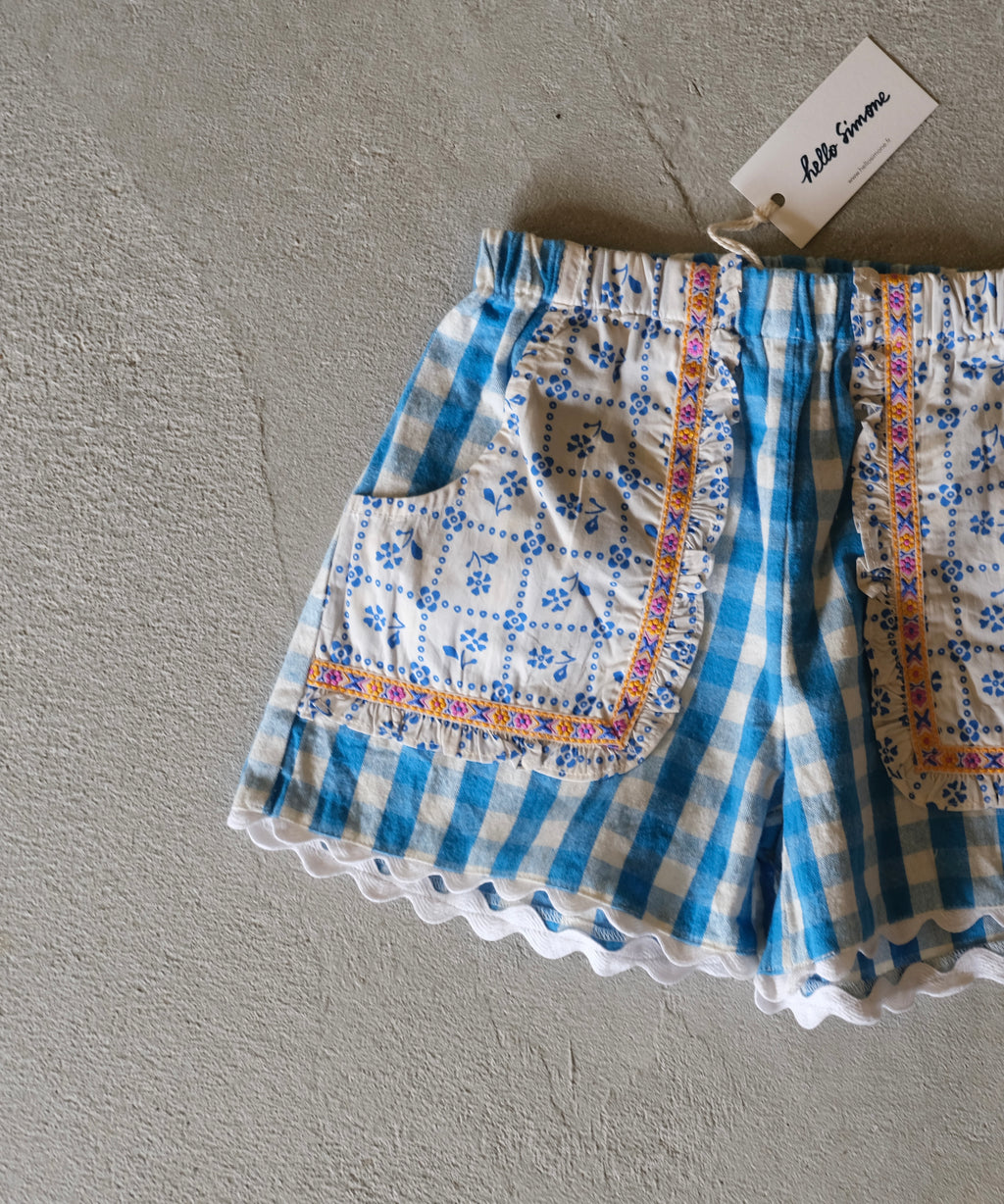 [ LAST. 1 ] Talitha short Ibiza blue