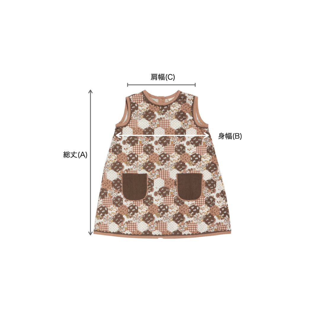 Hannah Dress Patchwork Print (last.1)