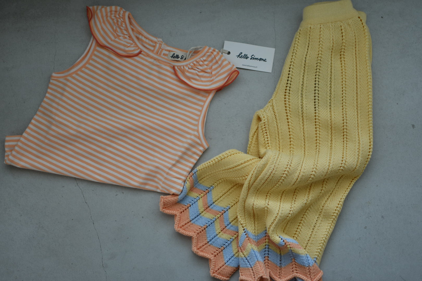 LESLIE Top Stripes_Peach