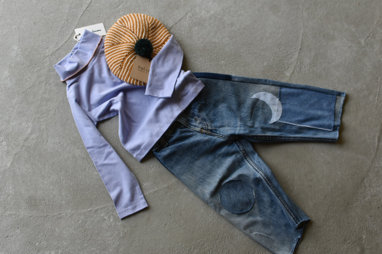 Divna Beret_Caramel/Pine