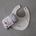 EARTH｜Organic bib_White