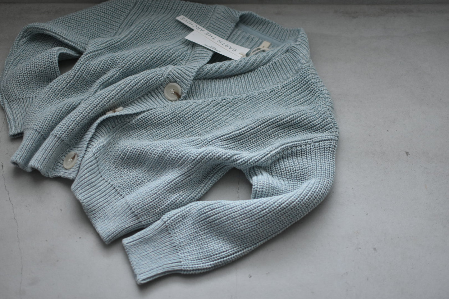 Knit cardigan/Kids_Baby Blue