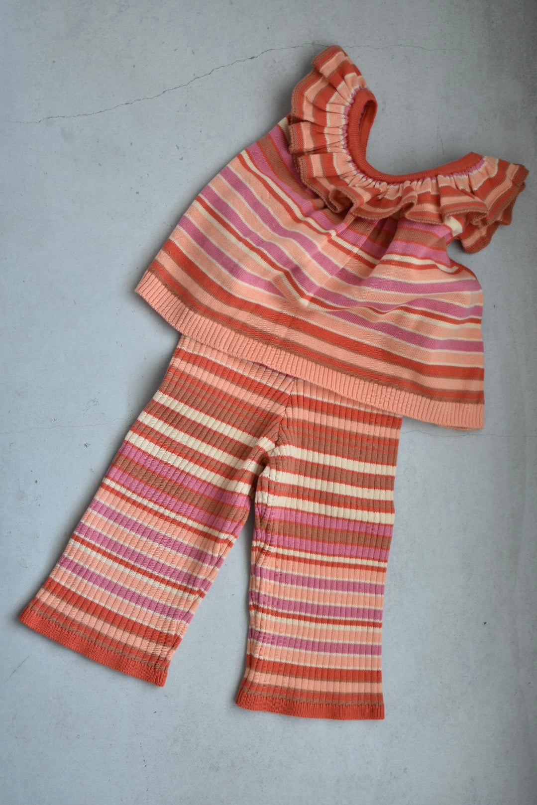 SOLVA PANTS_ROSE GARDEN STRIPE