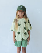 TERRY PANEL SHORT - GREEN