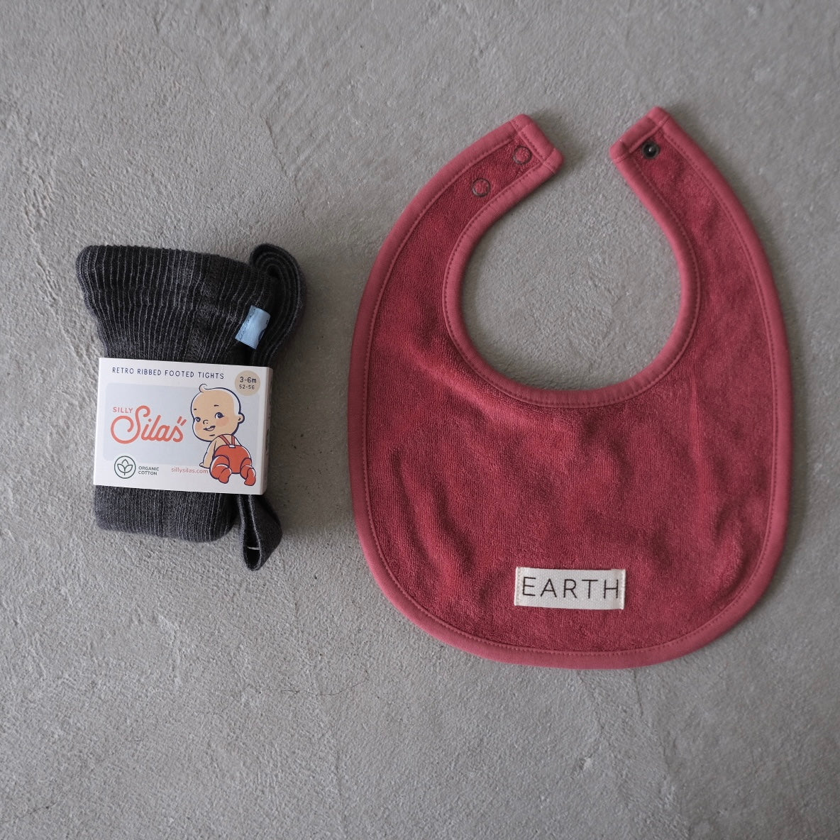 EARTH｜Organic bib_Vintage Red