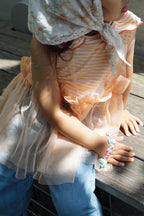 [ LAST. 1 ]LESLIE Top Stripes_Peach