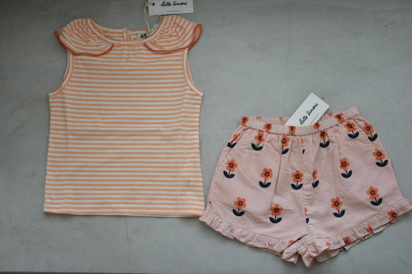 LESLIE Top Stripes_Peach