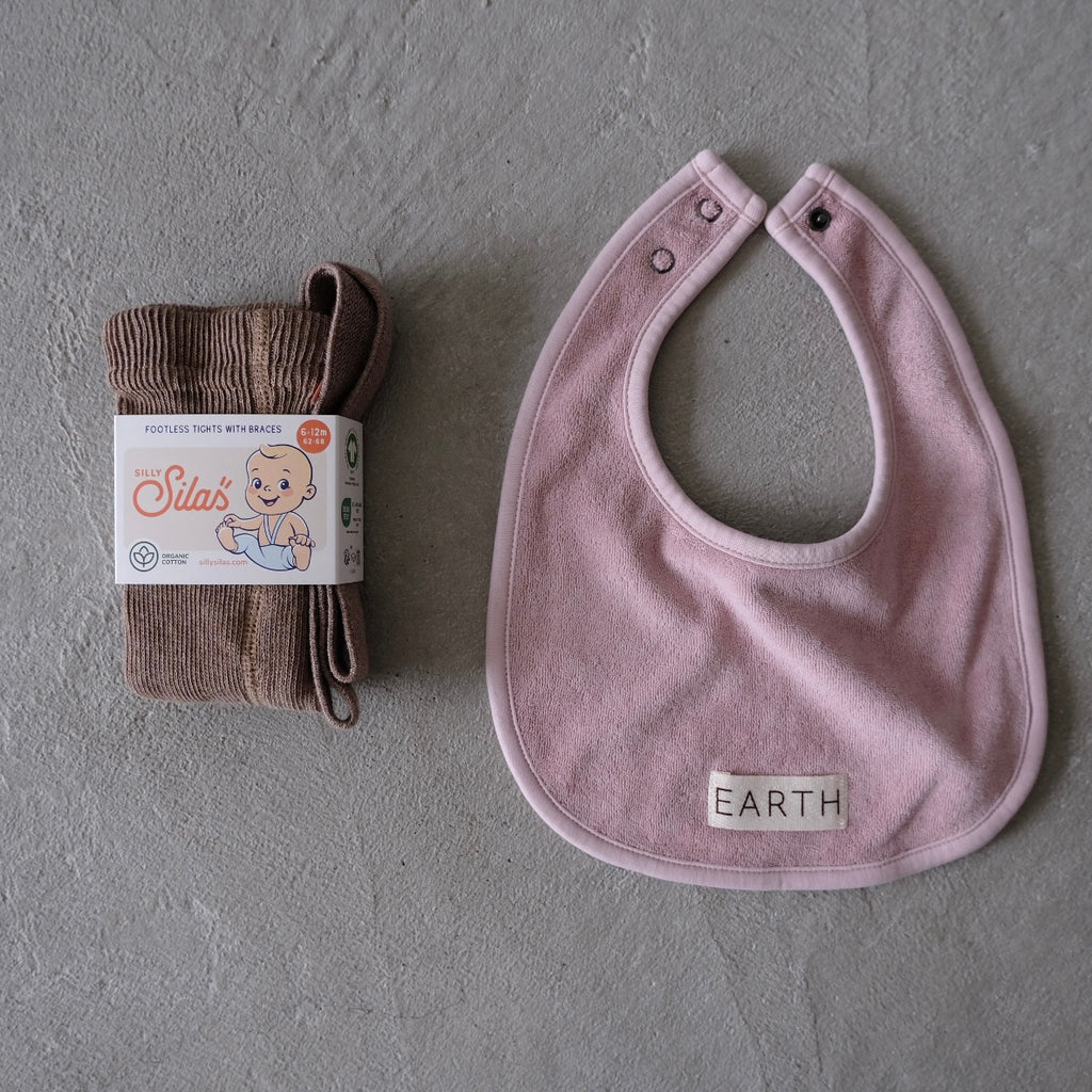EARTH｜Organic bib_Cotton lavender