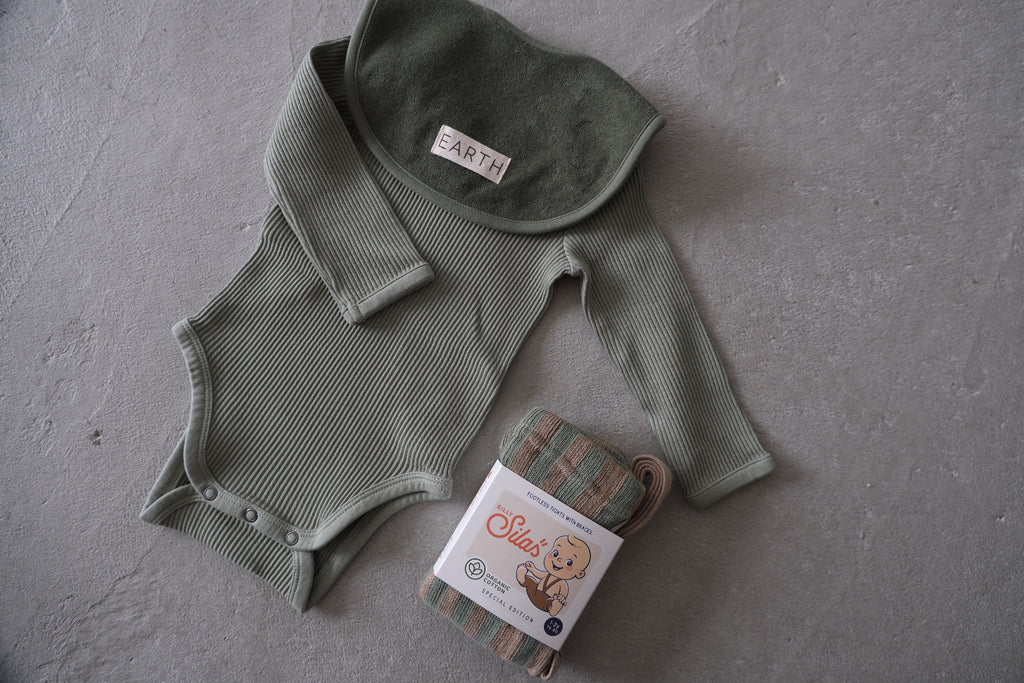 Long sleeve baby suit_Khaki