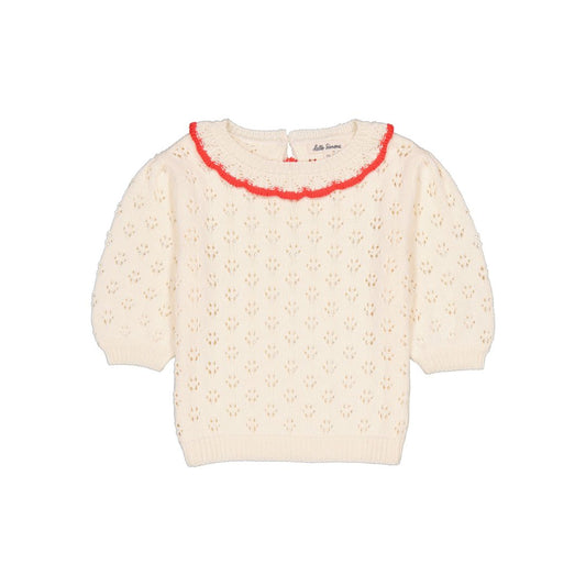 Clarinette knitted top Latte