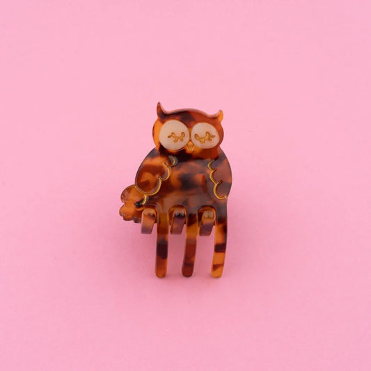 Owl Mini Hair Claw (Last.1)