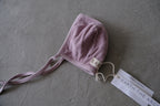 EARTH｜Organic baby bonnet_Cotton lavender