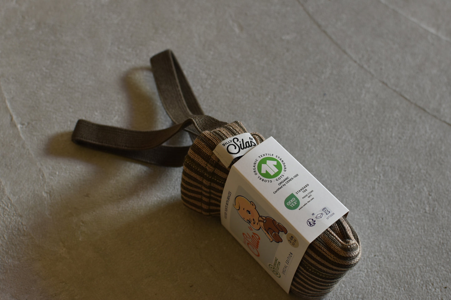 Seaweed Brown × Peanut Striped