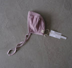 EARTH｜Organic baby bonnet_Cotton lavender
