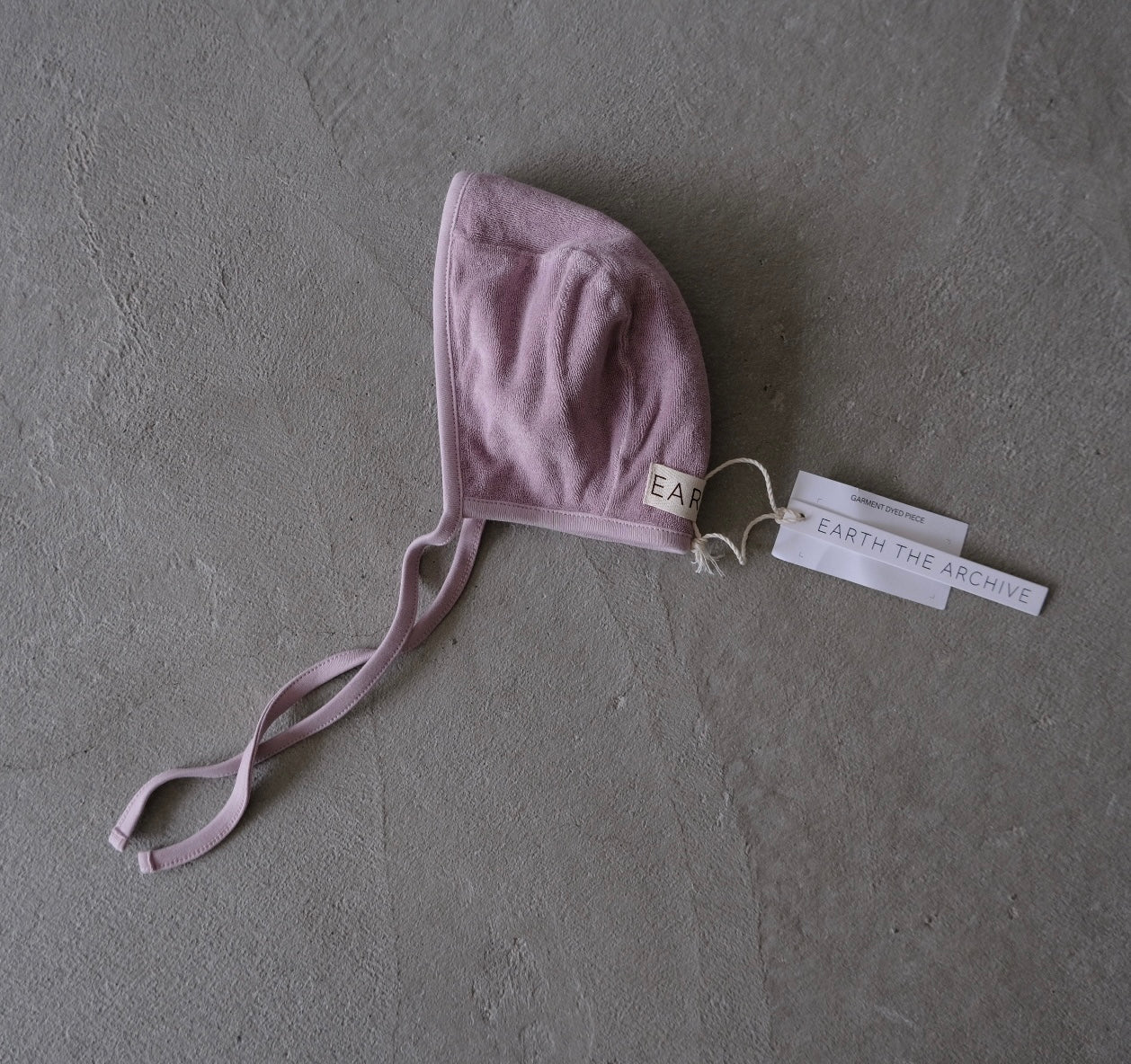 EARTH｜Organic baby bonnet_Cotton lavender