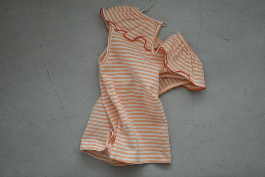 [ LAST. 1 ]LESLIE Top Stripes_Peach