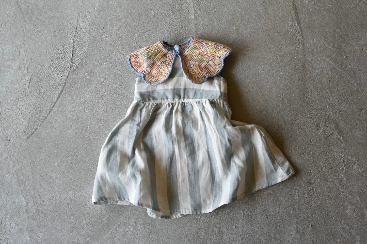 Sardine Stripes Sleeveless Dress